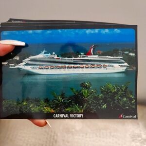 Carnival Victory Cruise Ship Stock Miami Port Photos Novelty Vintage
